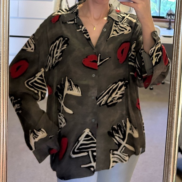 Spontini Paris Vintage Button-Down Shirt - Picture 3 of 10